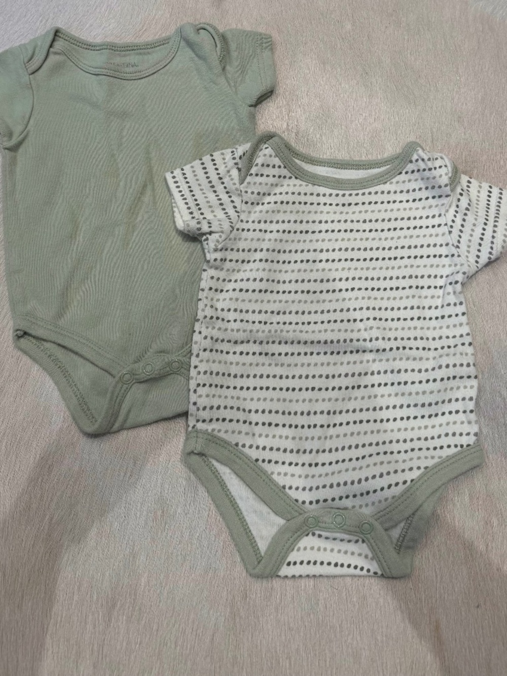 Four - 3-6 mons Baby Body Suits -  Kyle & Deena, Place and Tidal Effects